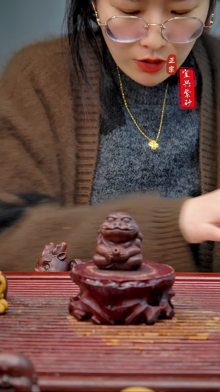 紫砂宜兴紫砂茶宠摆件