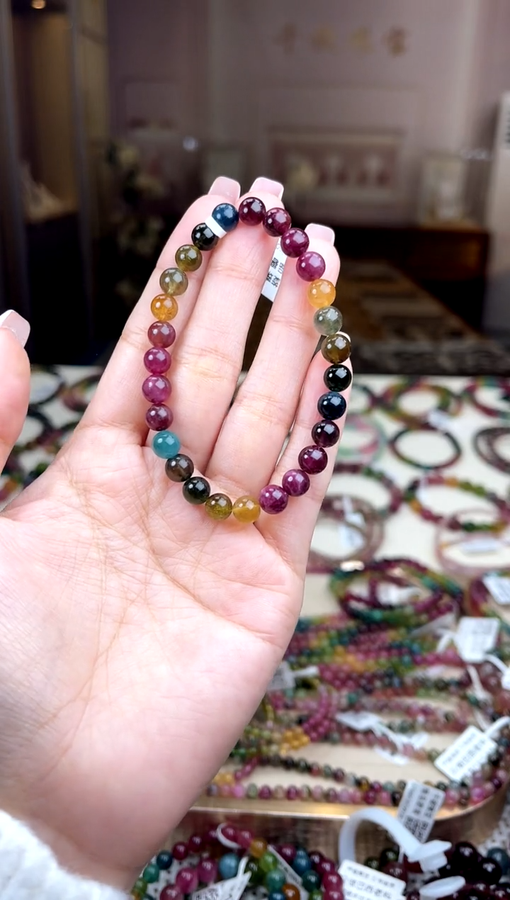 【闪购商品】碧玺/未镶嵌6mm+碧玺单圈多样性发货