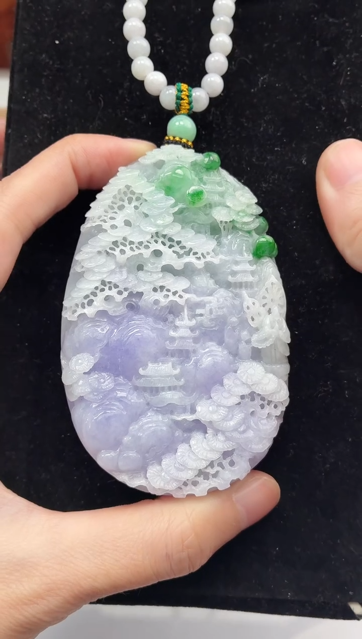 颈饰未镶嵌翡翠牌子