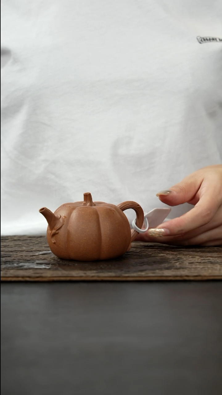 茶壶紫砂老段泥鸣远南瓜150cc