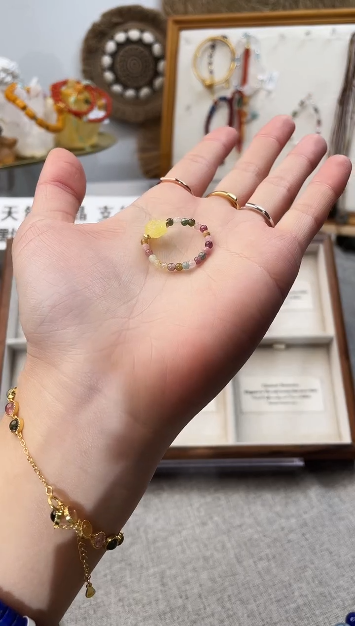 未镶嵌蜜蜡戒指米拉貔貅赑屃戒指（多样性发一）