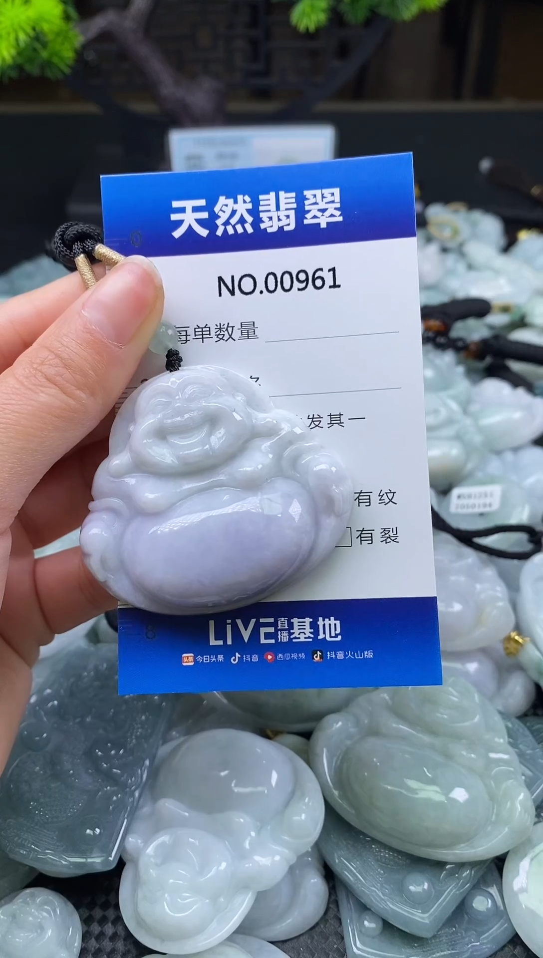 颈饰未镶嵌翡翠天然缅甸翡翠961