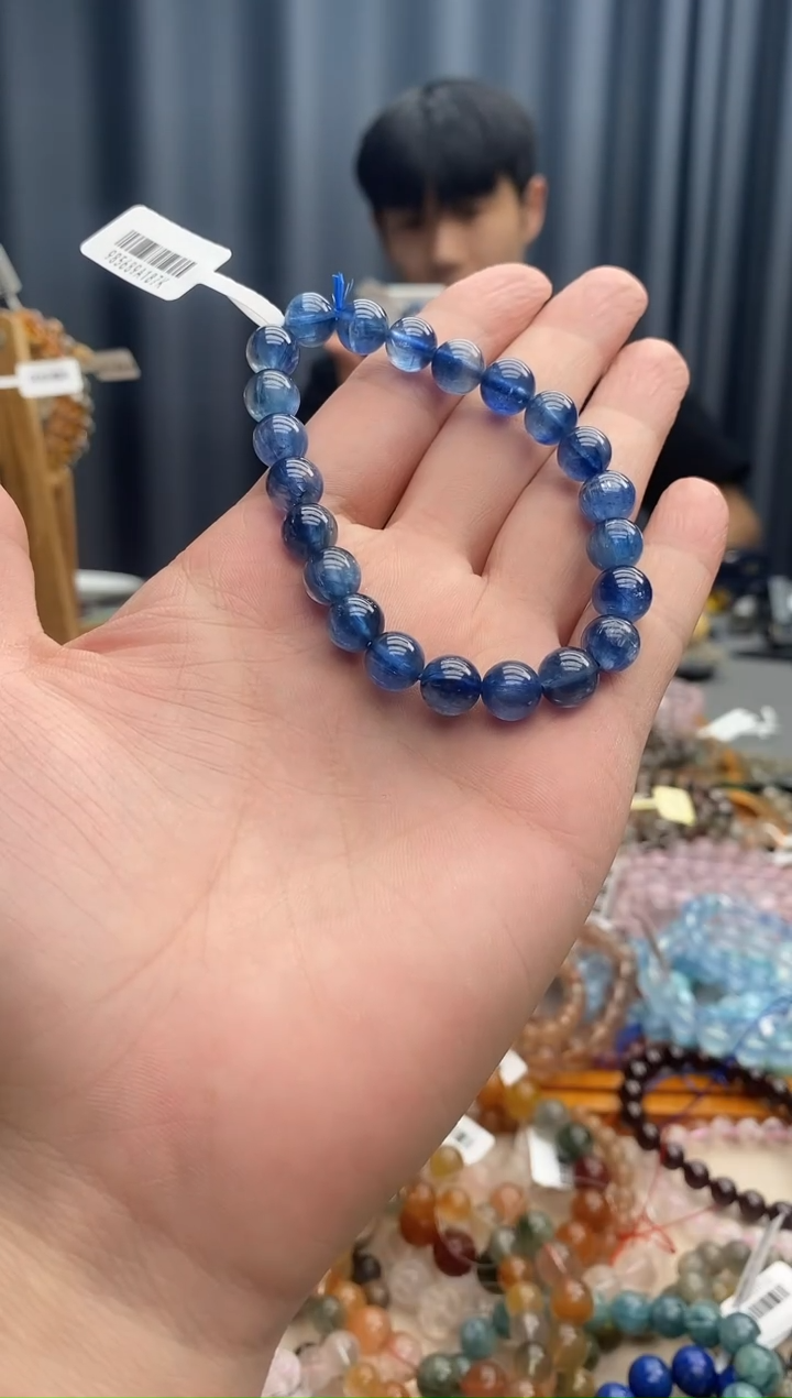 水晶手链未镶嵌.****版蓝晶