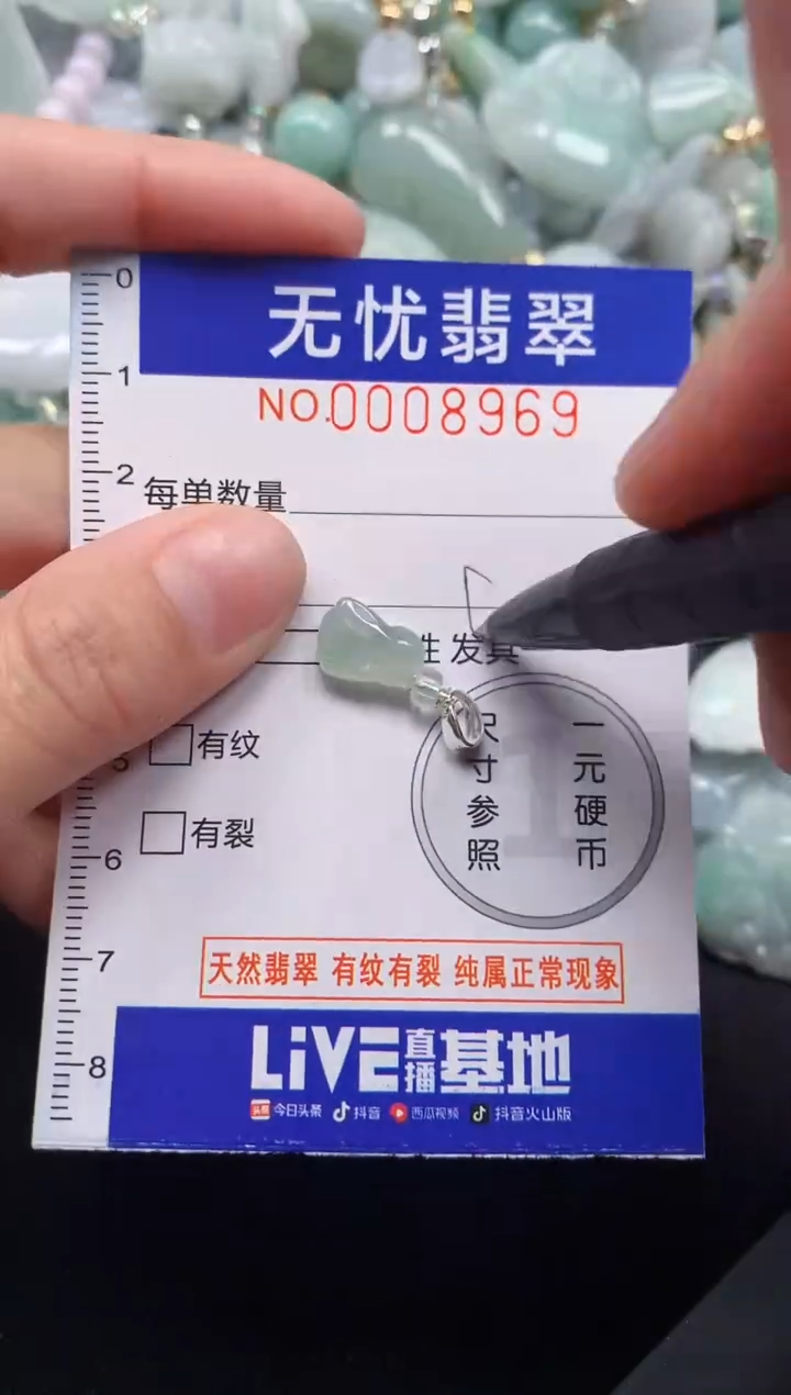 颈饰未镶嵌翡翠8969