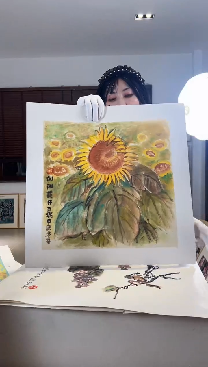 【闪购商品】版画耿玉琨限量作品亲签盖章版画S