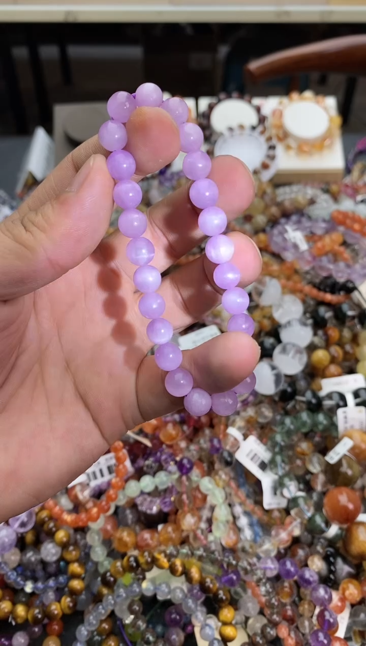 未镶嵌锂辉石手链手链