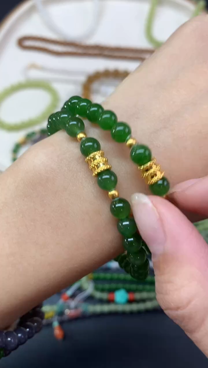 【闪购商品】和田玉手串未镶嵌手串A387|1800