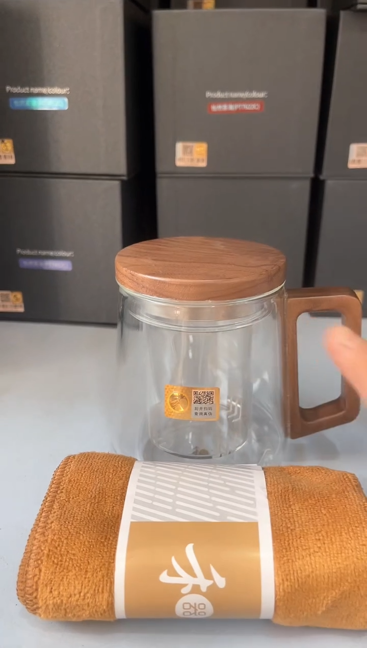 【闪购商品】木笙办公杯+禾器茶巾。。。。