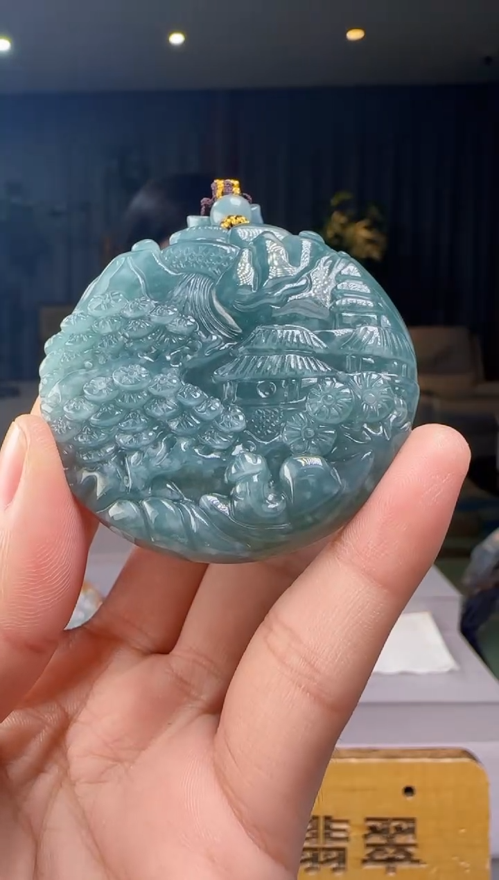 吊坠(赠链)未镶嵌翡翠多样性发其一HH@@60B7J19577F