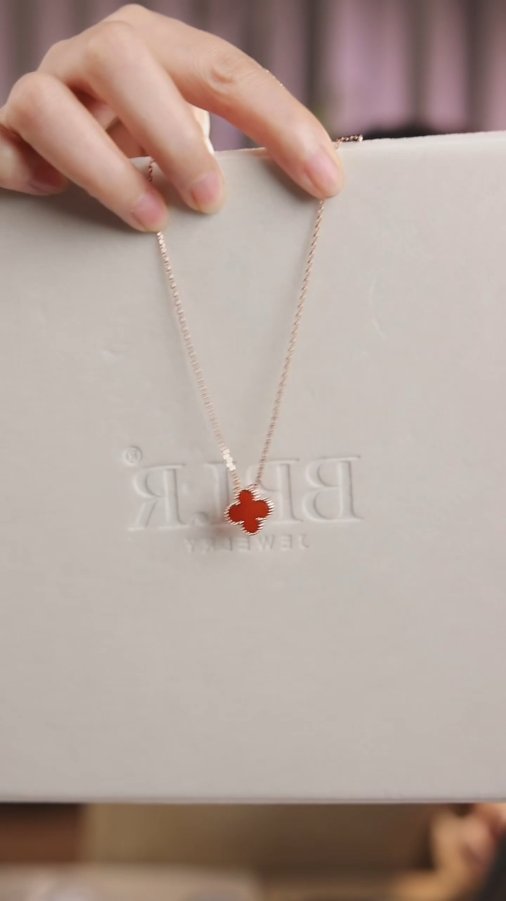 玛瑙/玉髓项链银S925镶嵌S925项链