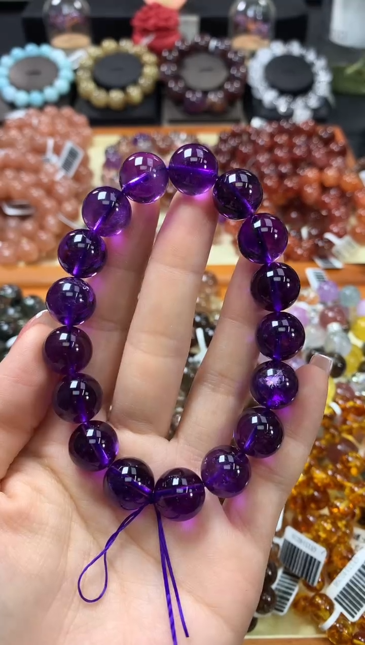 未镶嵌手链水晶12*