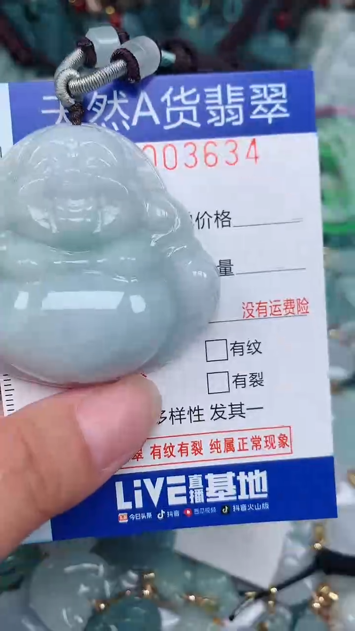 翡翠未镶嵌颈饰...0003634