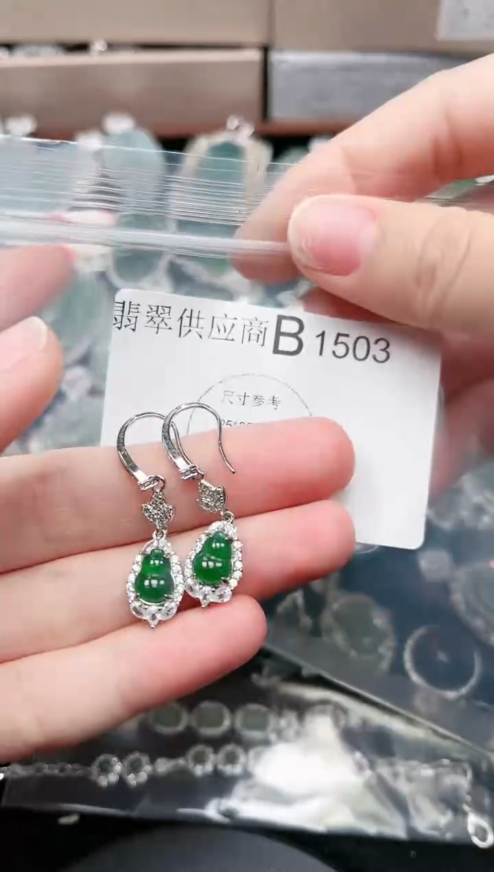 【闪购商品】翡翠颈饰未镶嵌1503赠皮绳