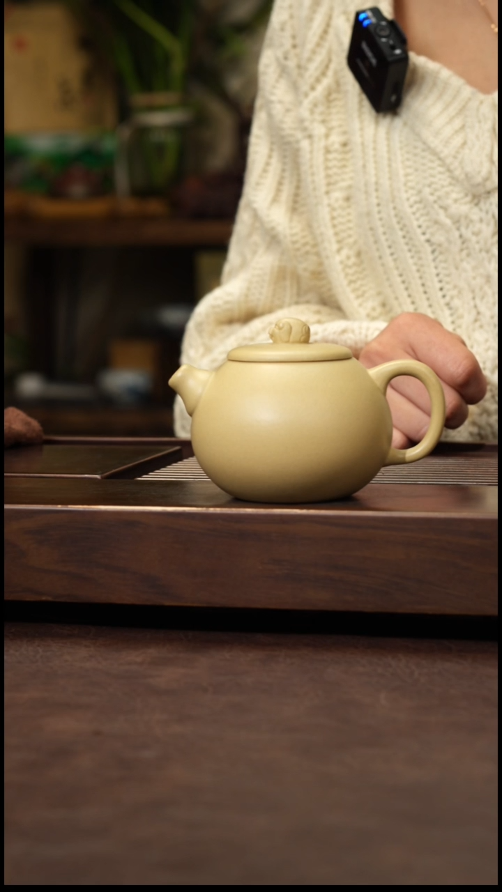 茶壶紫砂本绿小猪180cc左右