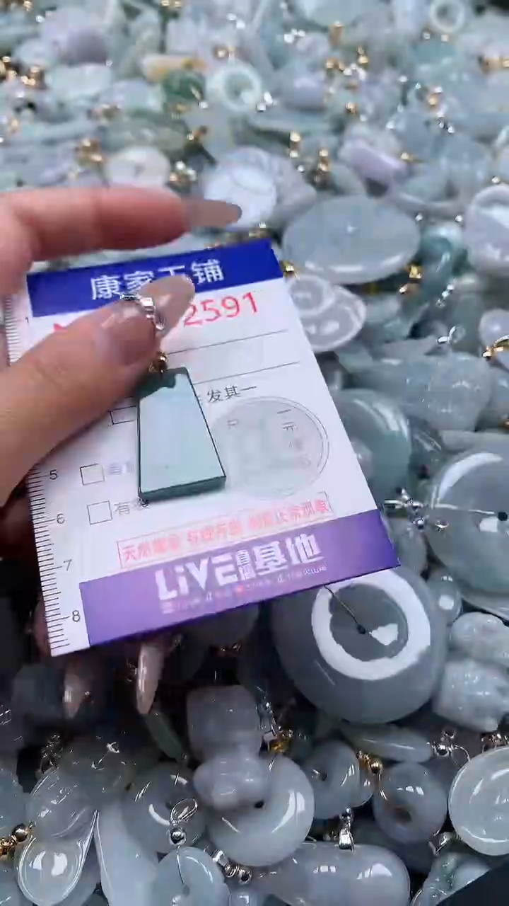 翡翠未镶嵌吊坠(不含链)2591