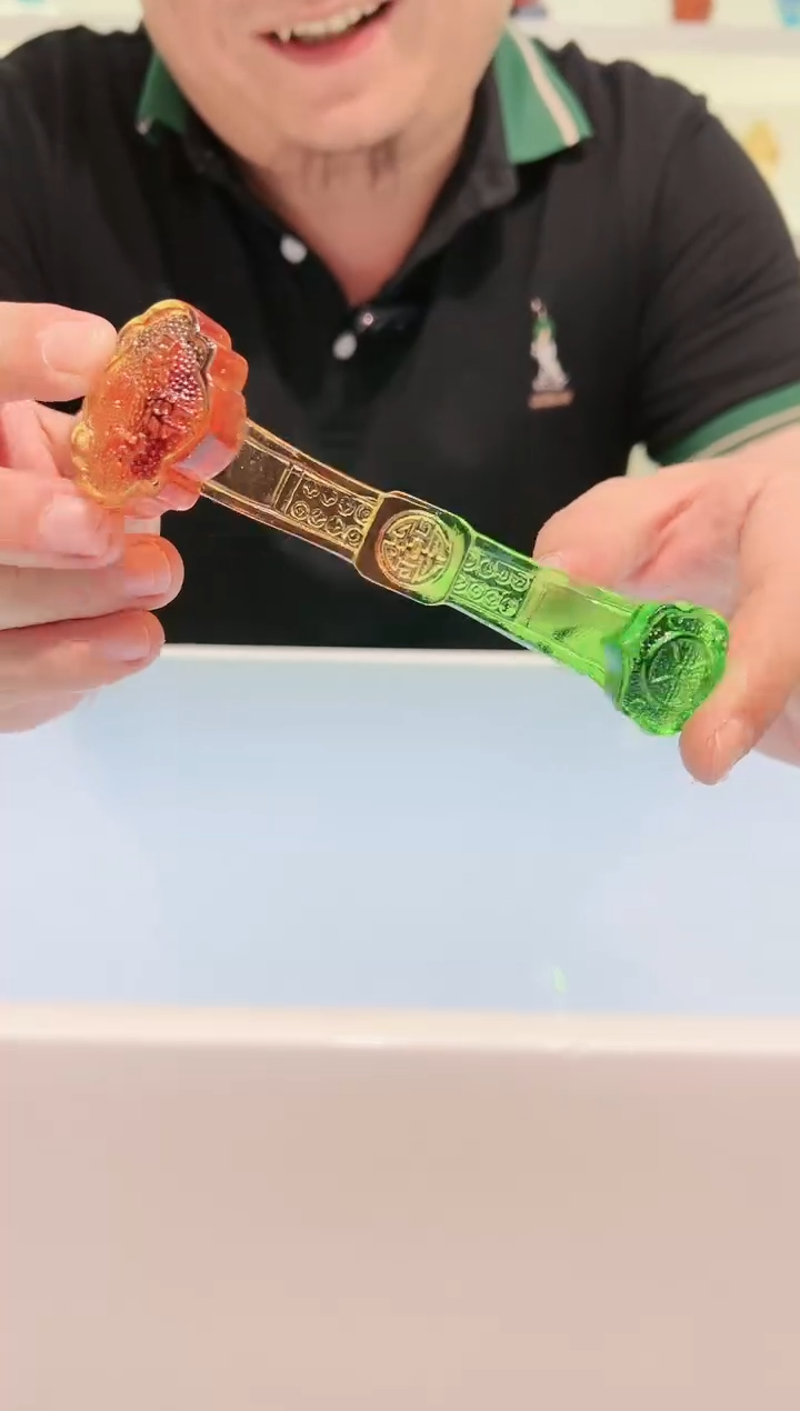 【闪购商品】茶宠古法琉璃13.5cm如意