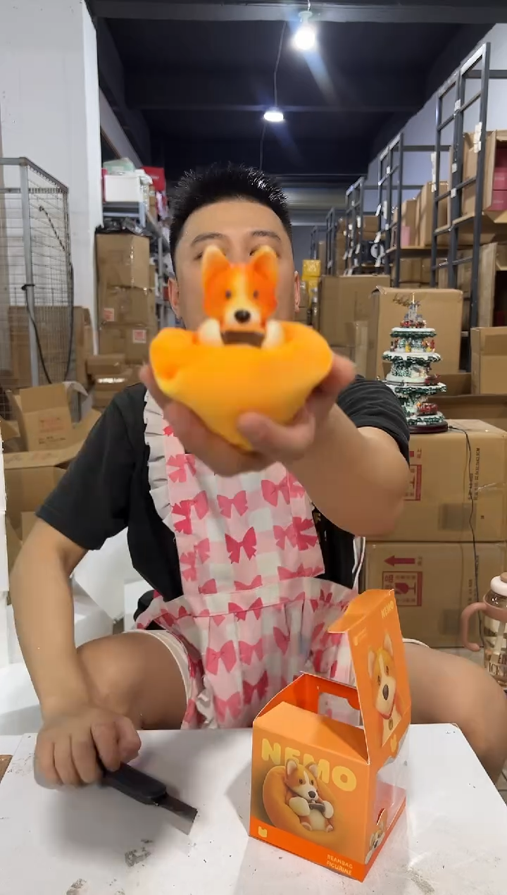 瓷片树脂尼莫原盒猛兽派对摆件盒子会坏