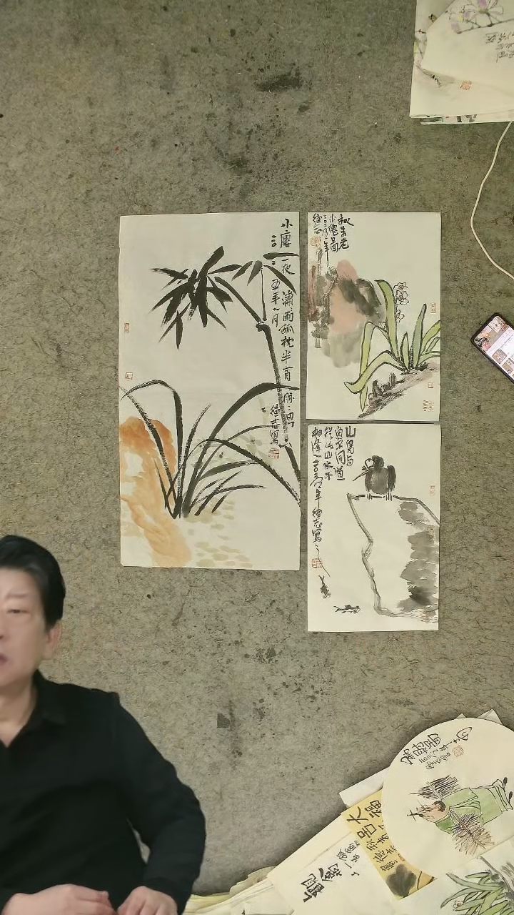 国画温德志老师国画禅意小品