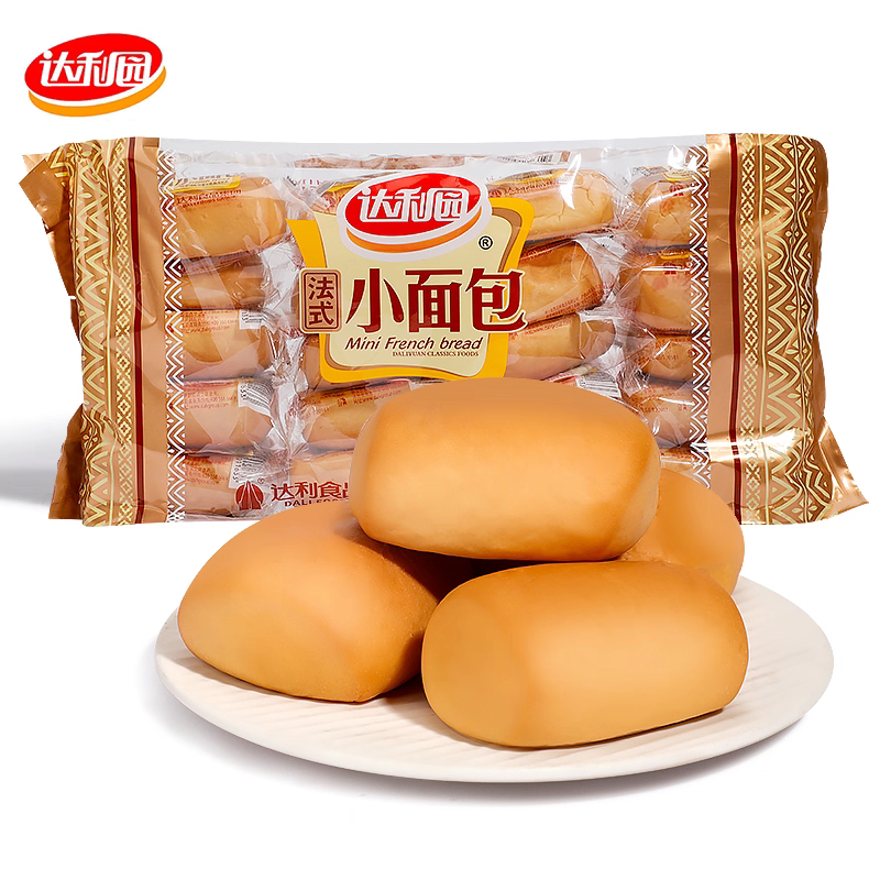 W达利园法式小面包香奶味400g（20枚独立包装）