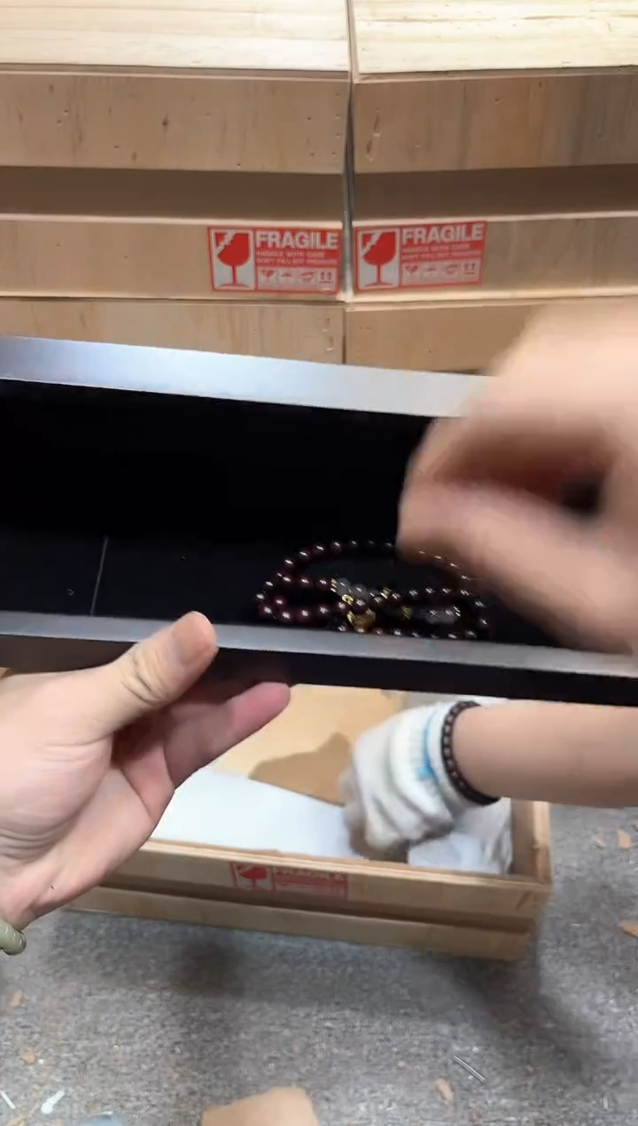 陈氏文玩云仓木制类手串无礼盒SP409