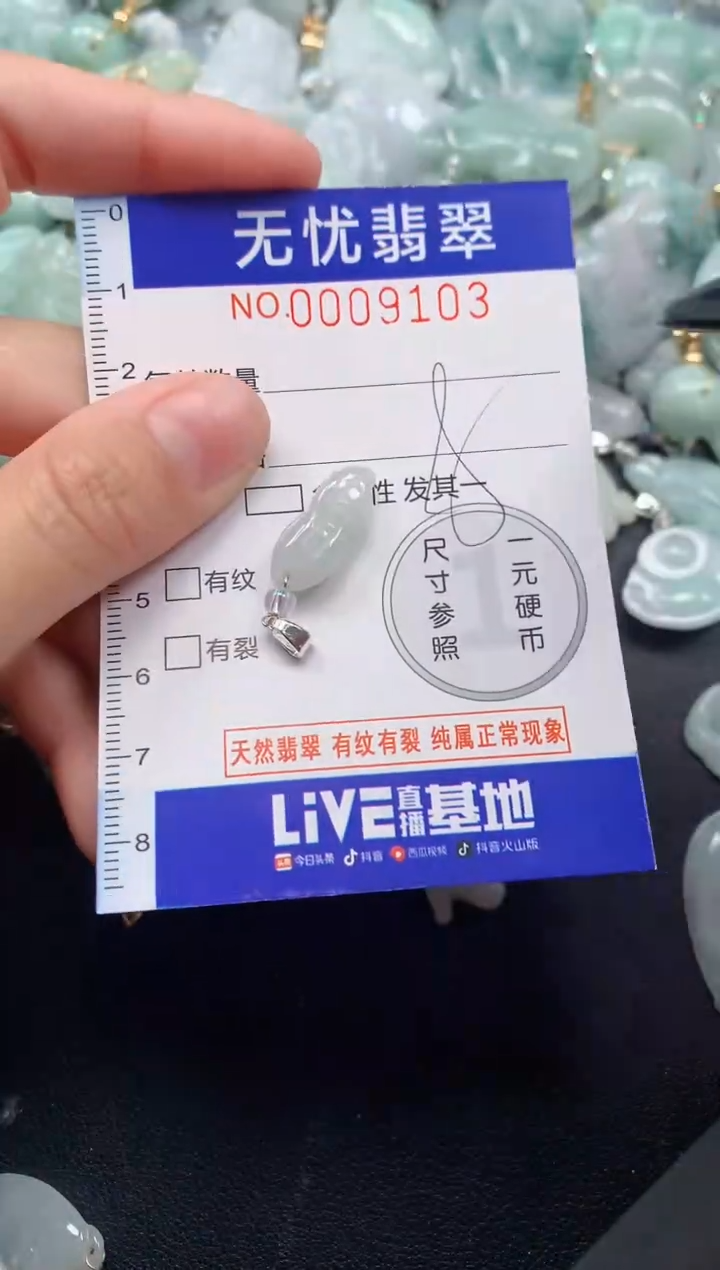 颈饰未镶嵌翡翠9103