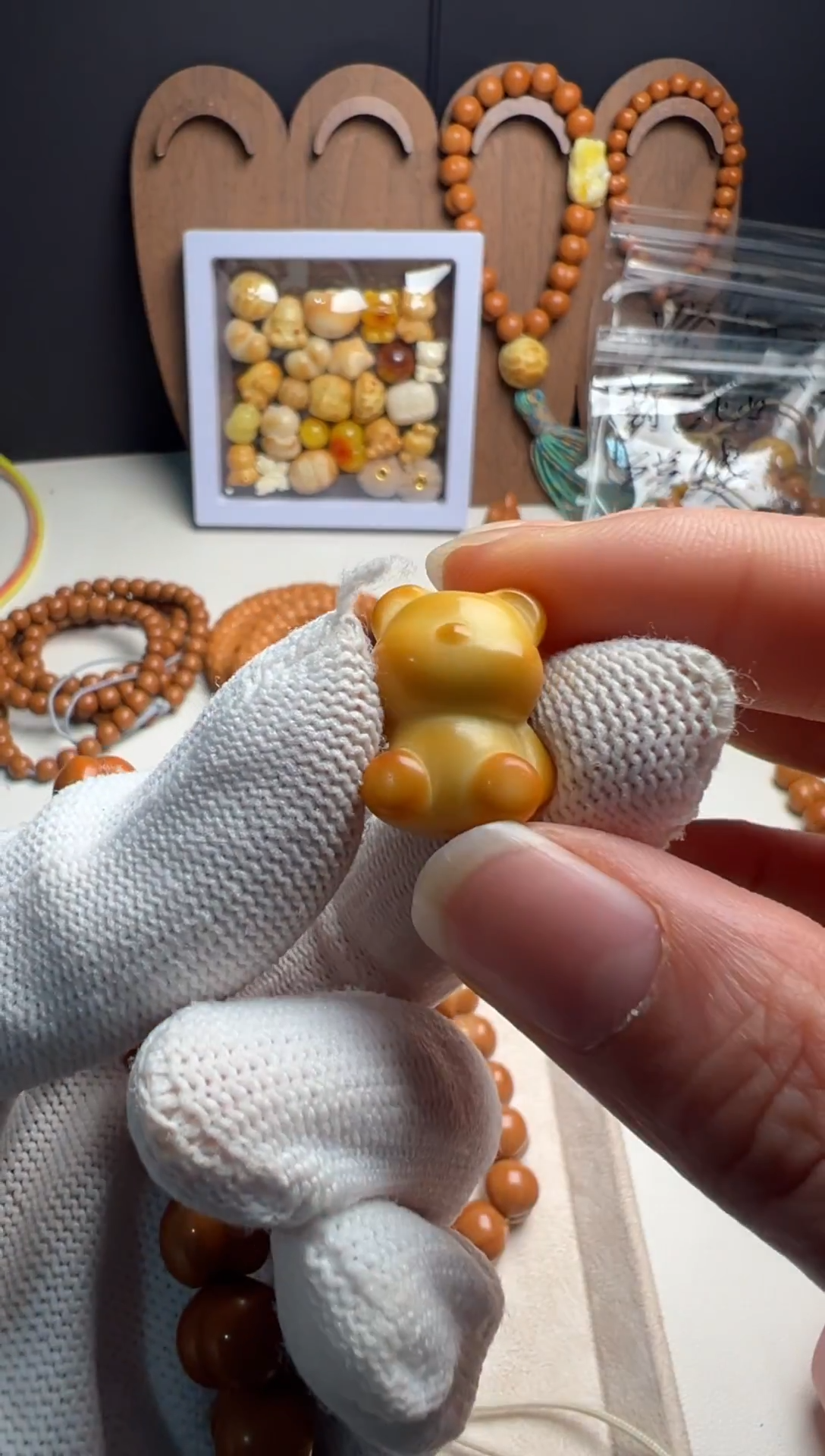 手串猴头核桃橙***意屁桃