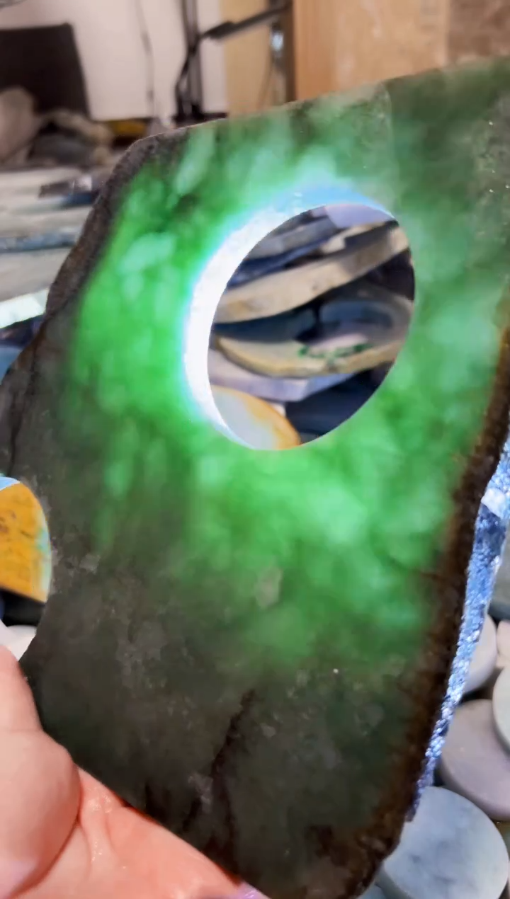 【闪购商品】翡翠颈饰未镶嵌A货白谭1451