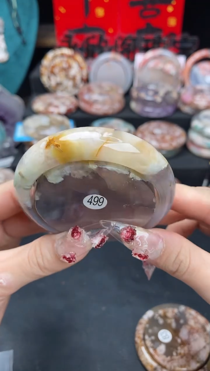 【闪购商品】石英质玉手镯（圆镯）未镶嵌54