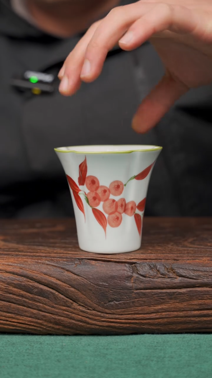 【闪购商品】瓷片13景德镇杯釉下手工手绘瓷器