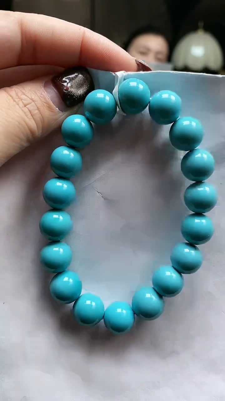 未镶嵌绿松石手串卡11