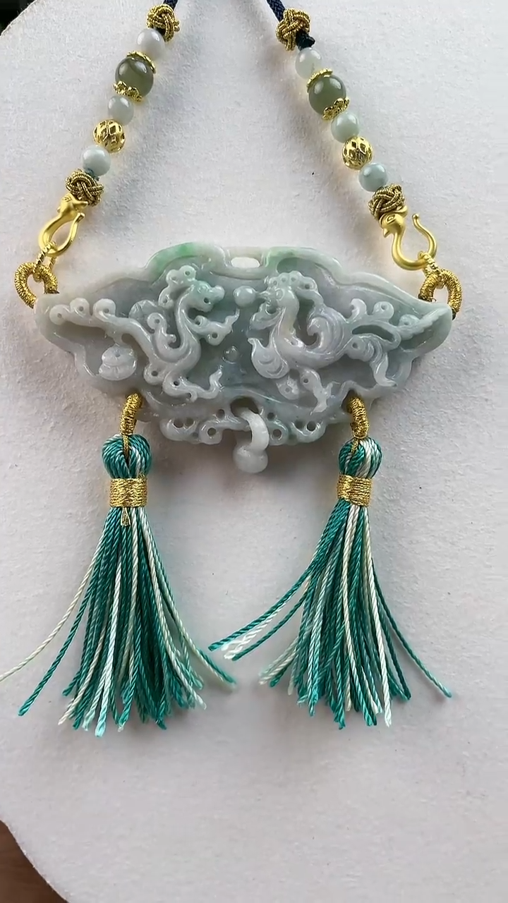 【闪购商品】翡翠颈饰未镶嵌2119(赠链)部分宝贝微瑕主播介绍为准