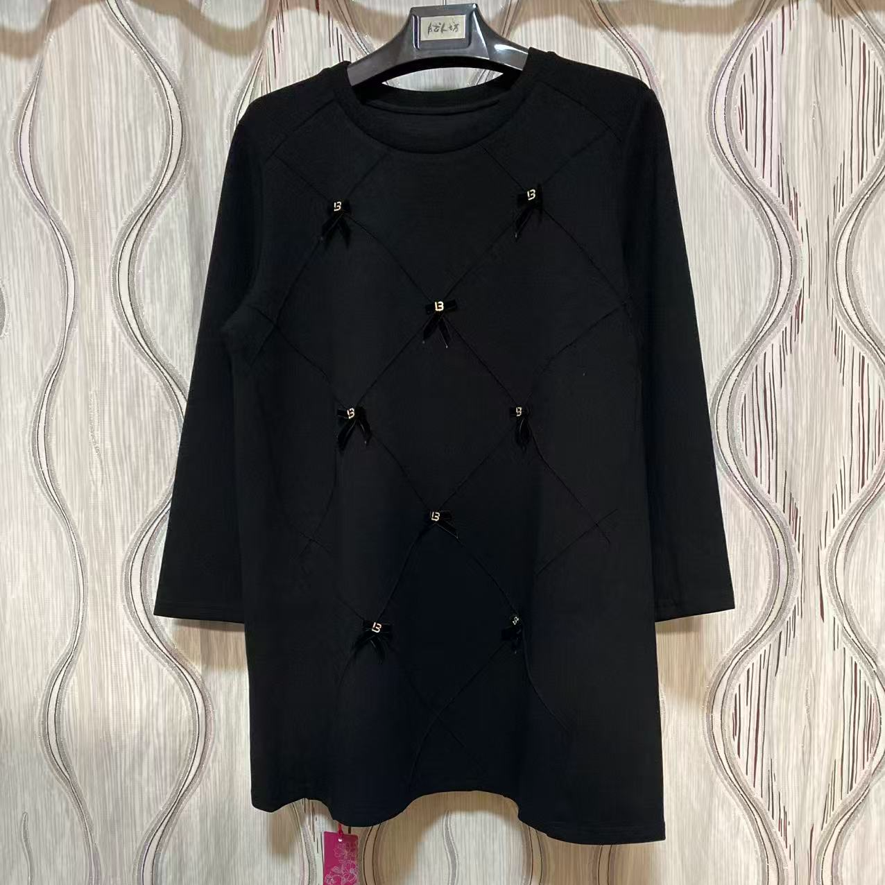 胖人坊大码女装 长衫 3579 衣长85 124