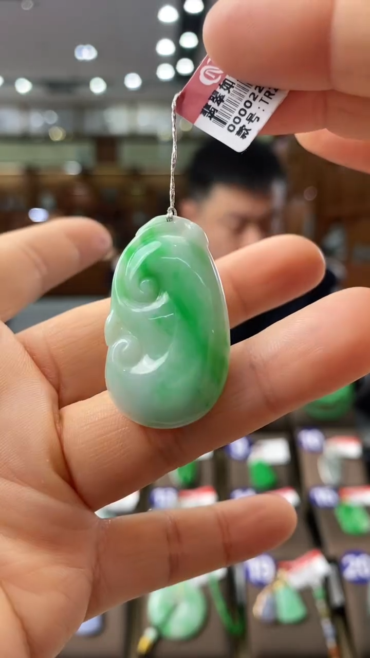【闪购商品】翡翠颈饰未镶嵌如意