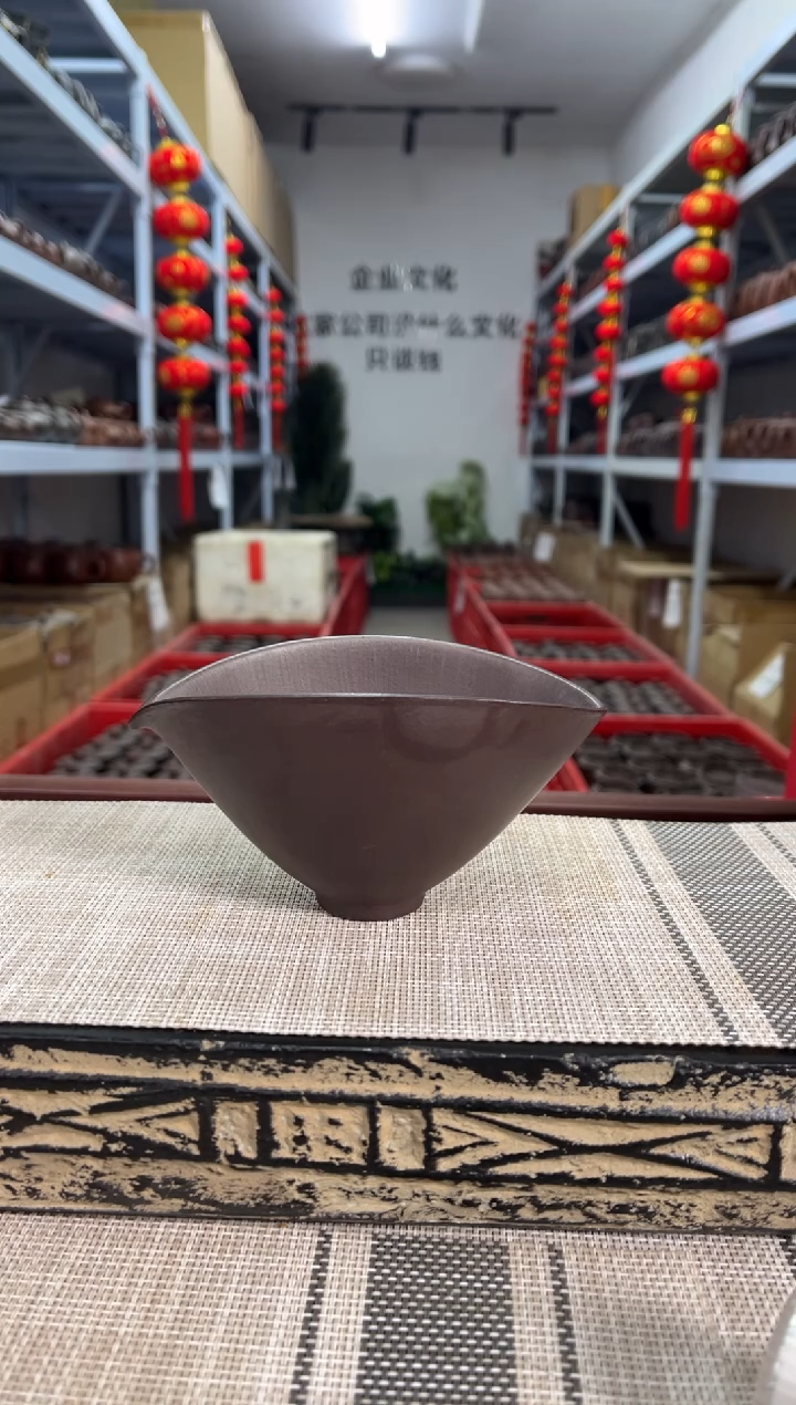 【闪购商品】紫砂茶杯紫泥异形公道杯