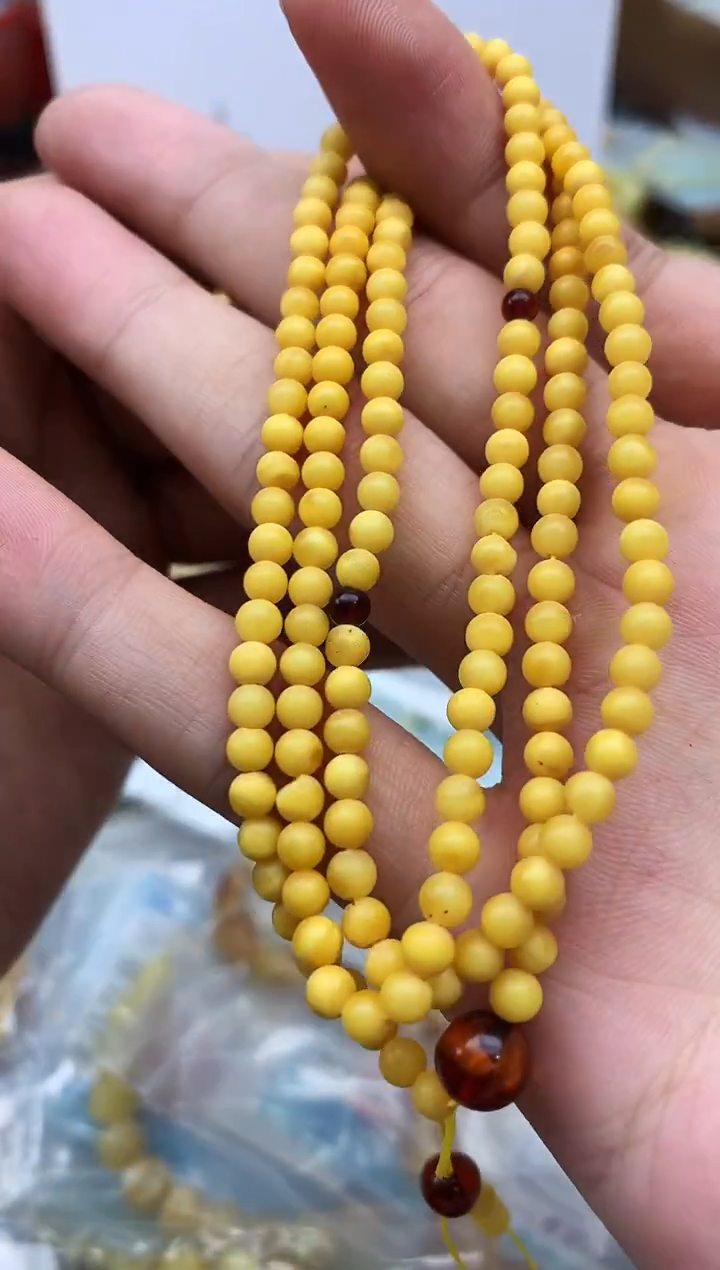 裸石蜜蜡未镶嵌链子卡3
