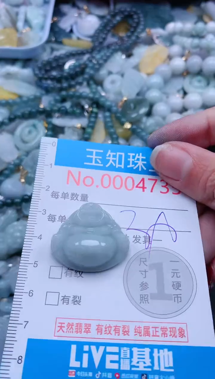 【闪购商品】翡翠吊坠(不含链)未镶嵌4735