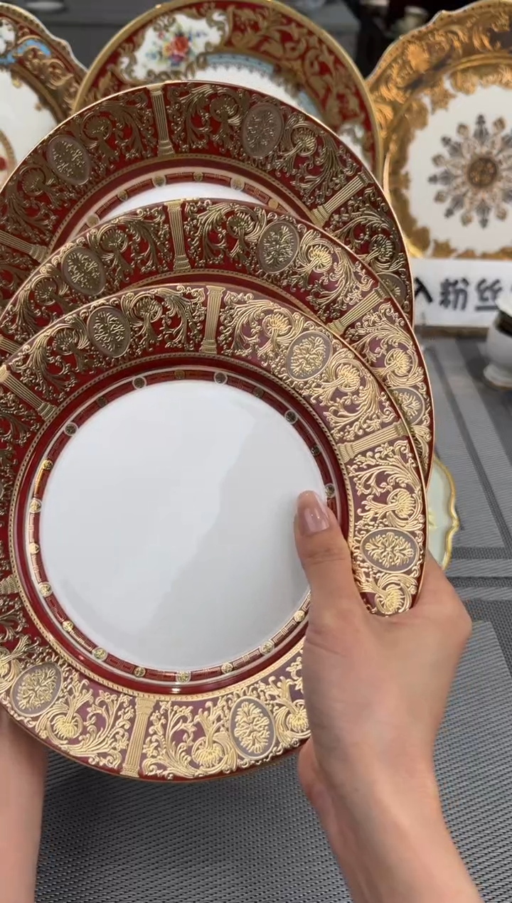 【闪购商品】瓷片8英寸平盘福利款3个