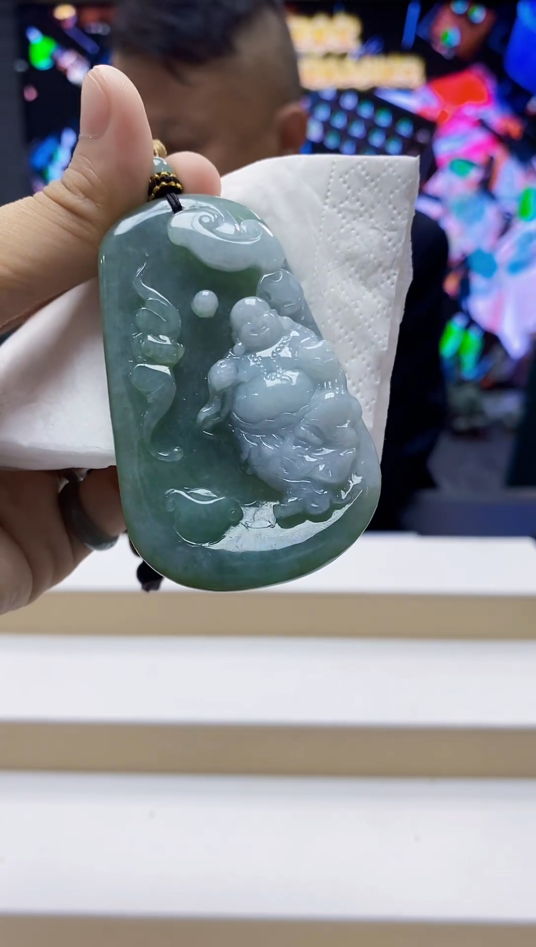 未镶嵌定制翡翠-毛货挂件29