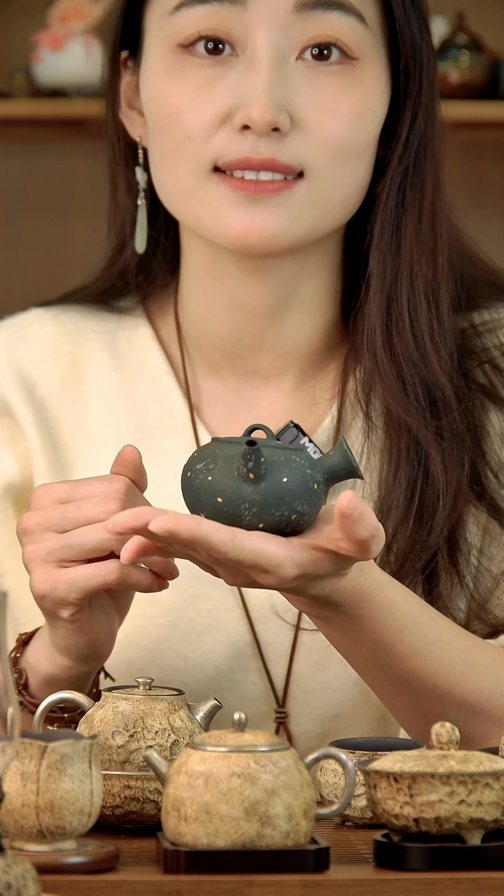 言野手作 初雪侧把壶