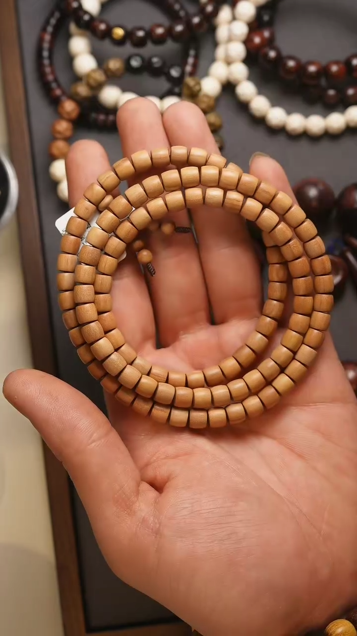 【闪购商品】檀香木无事牌老山檀香7mm直切108