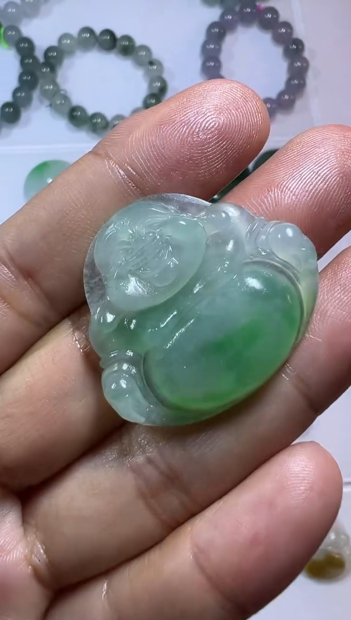 定制翡翠未镶嵌佛公