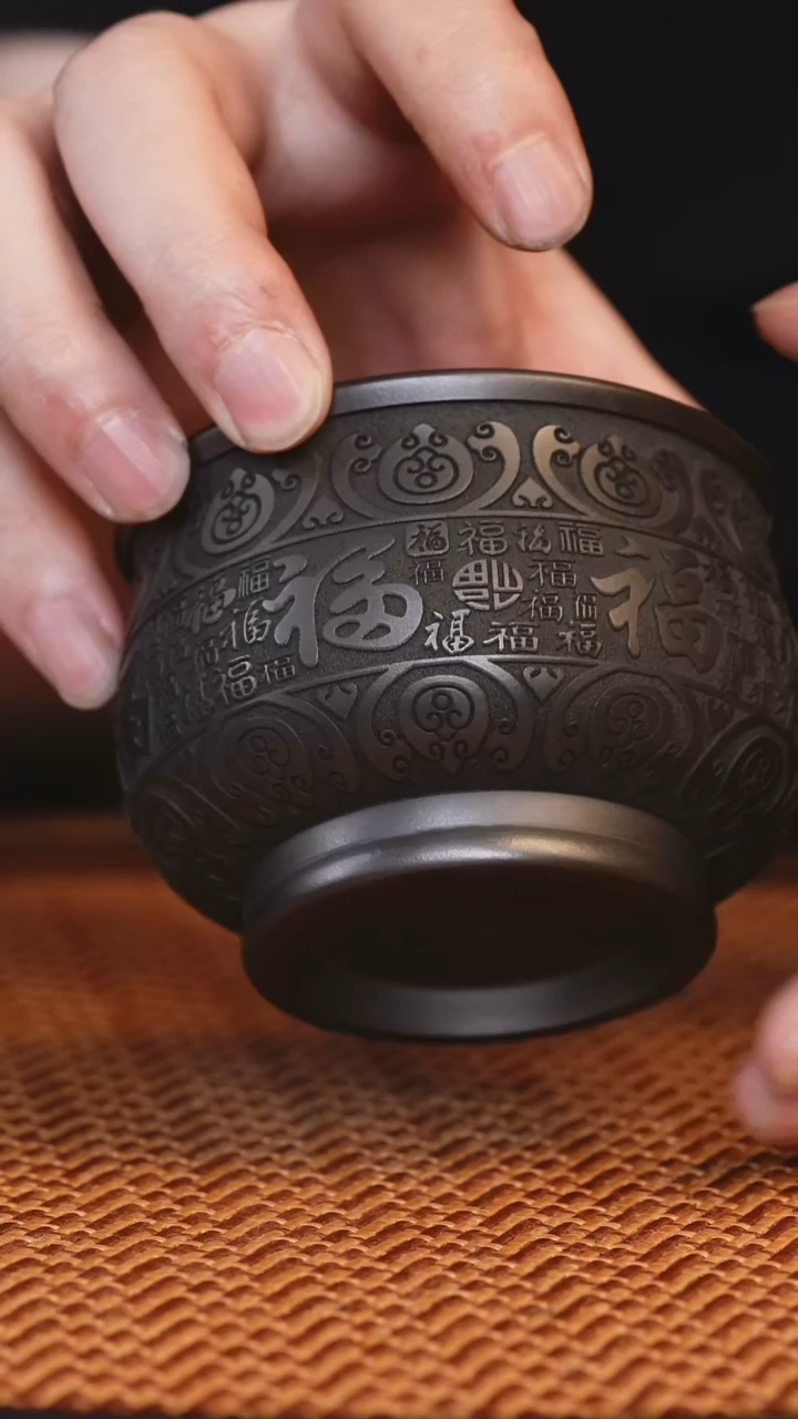 宜兴全手工紫砂杯