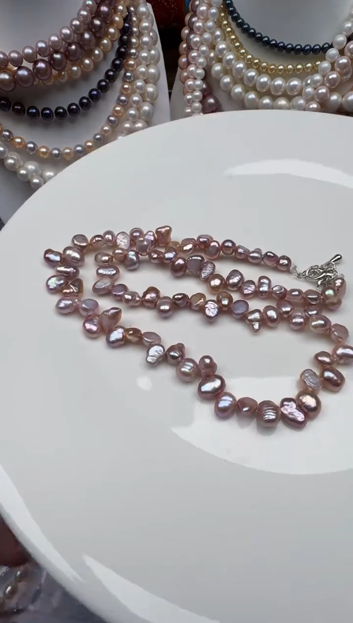 淡水珍珠未镶嵌颈饰1