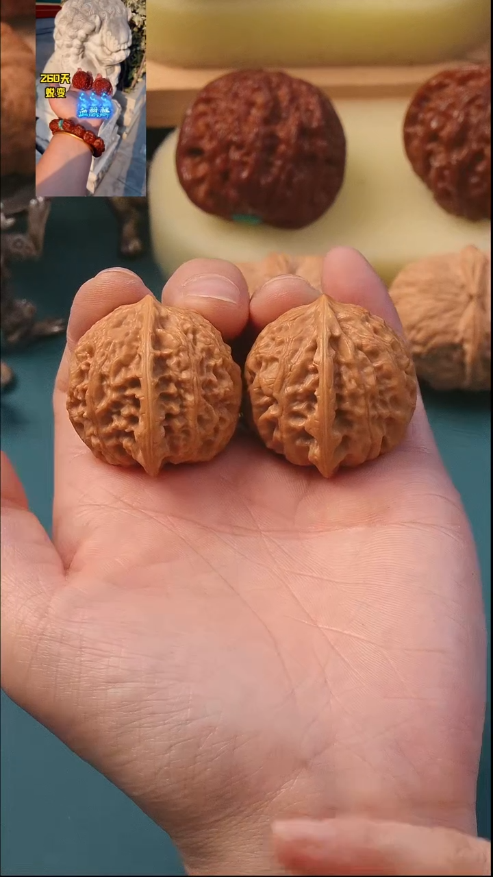 把件文玩核桃34金牛 6号