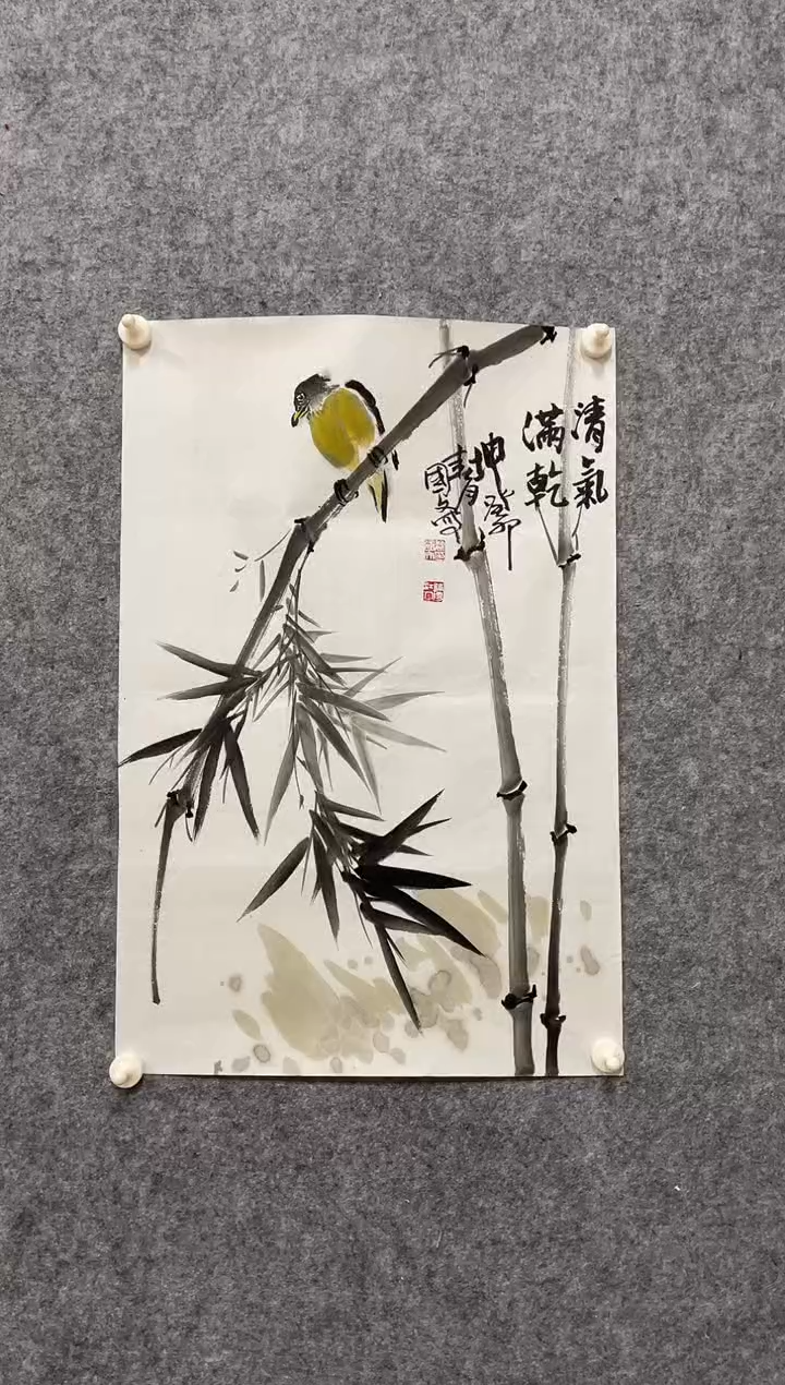 【闪购商品】国画绘画作品2.7平尺魏先生花鸟作品