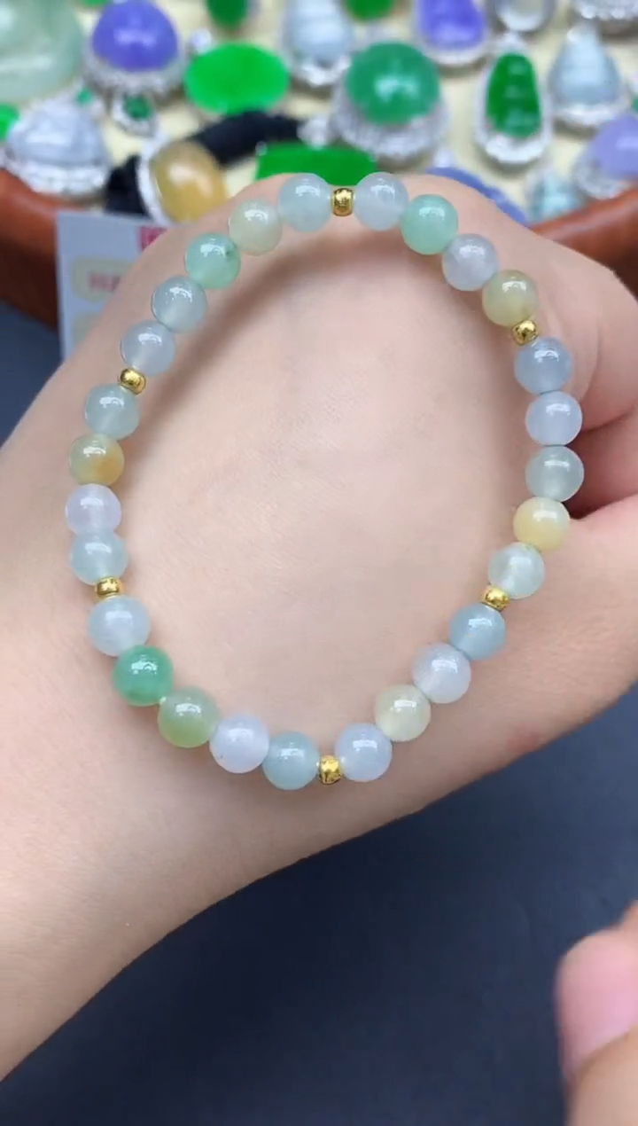 未镶嵌手链翡翠55-中国好珍宝