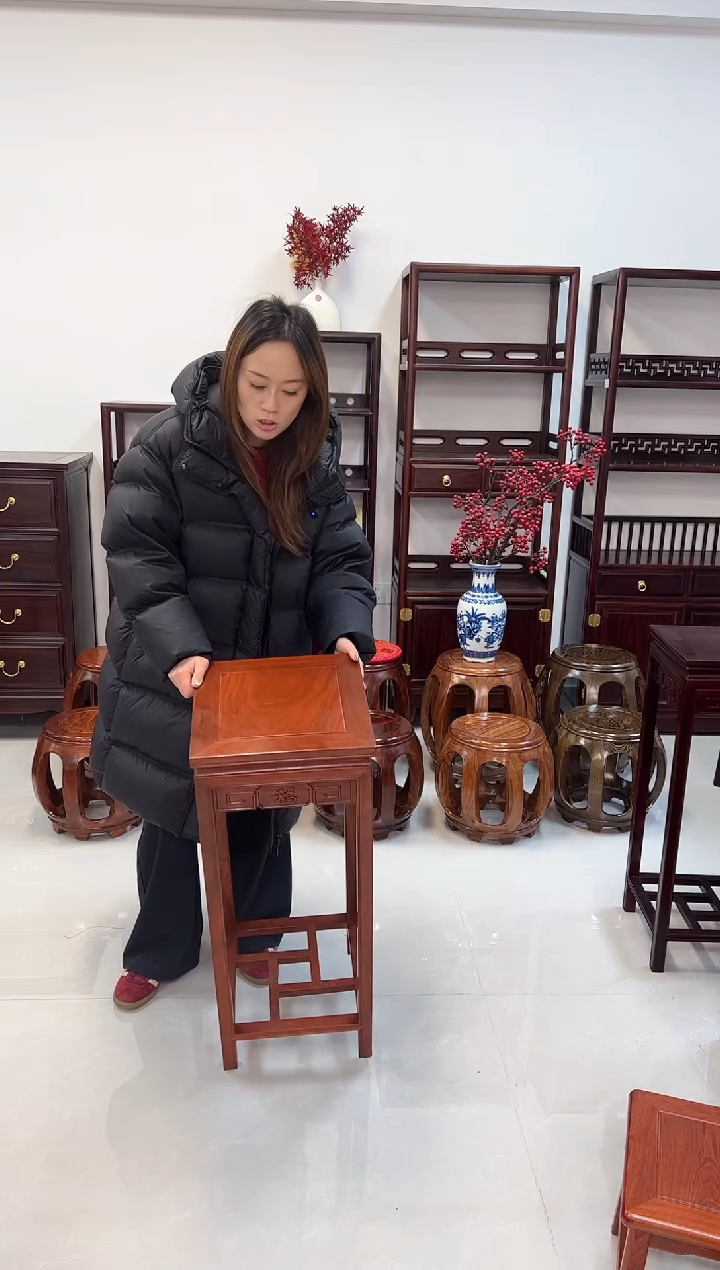 花梨木类家具微瑕花梨木花梨色花架