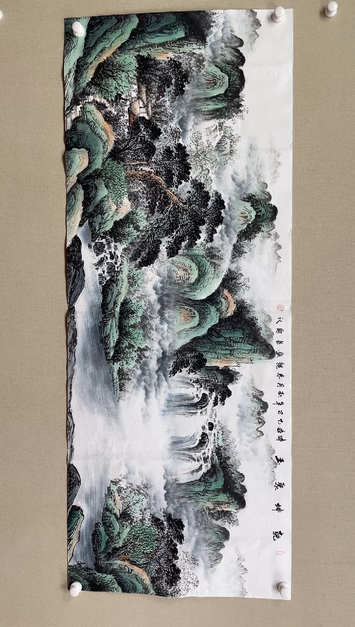 国画180*68 杨志龙 杨志龙 杨志龙 杨志龙 杨志龙