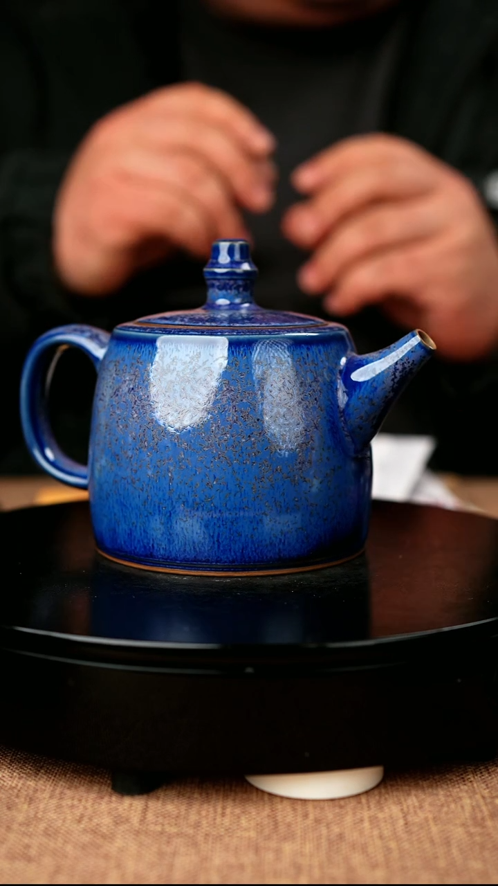 【闪购商品】791#崔小宁一级品原矿钧瓷炉钧釉汉铎壶