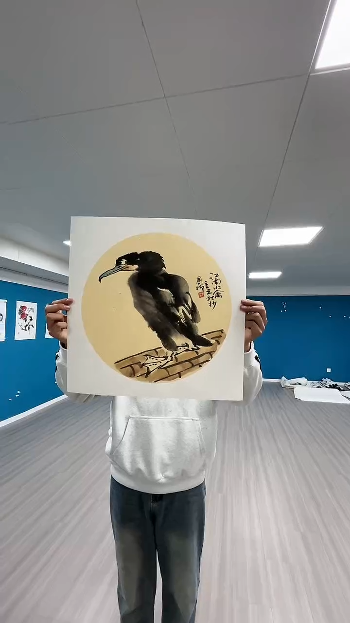 【闪购商品】国画刘国卿花鸟作品